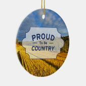 Weizen-Feld nach Ernte Keramikornament (Rechts)