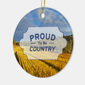 Weizen-Feld nach Ernte Keramikornament (Links)