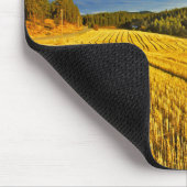 Weizen-Feld nach Ernte Mousepad (Ecke)