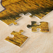 Weizen-Feld nach Ernte Puzzle (Seite)