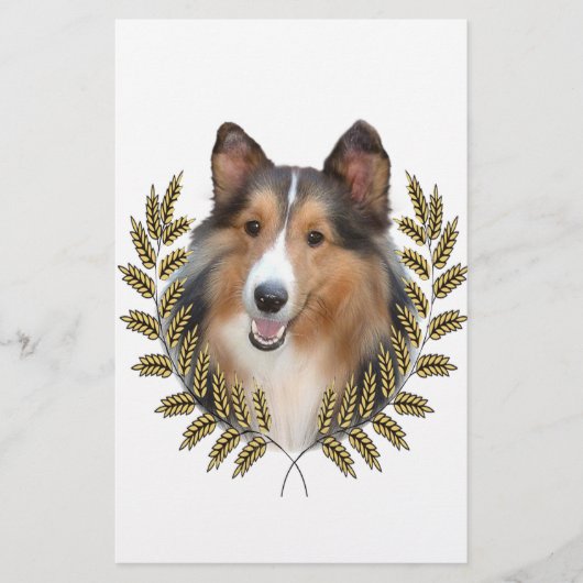 Weizen-Gerahmt Briefpapier (Vorderseite)