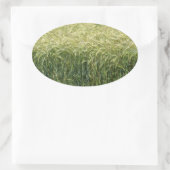 Weizen - Geschmackvoll! Ovaler Aufkleber (Tasche)