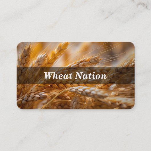 Weizen/Getreide/Getreide Visitenkarte (Vorderseite)