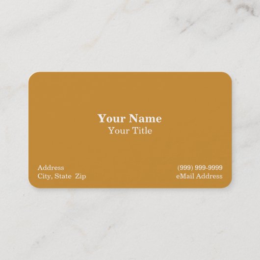 Weizen/Getreide/Getreide Visitenkarte (Rückseite)