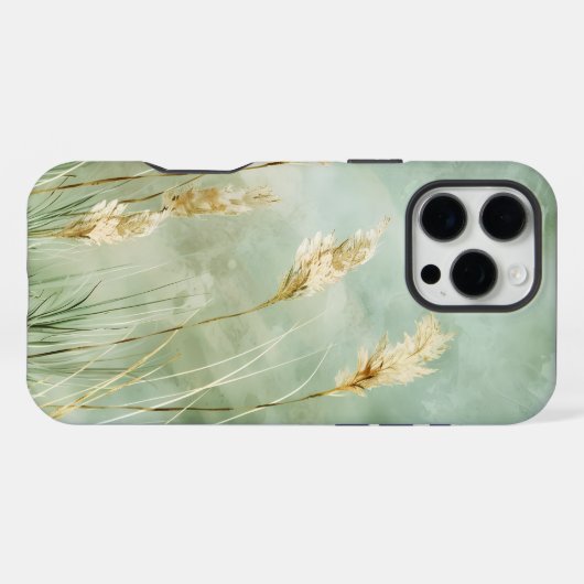 Weizen im Feld iPhone Hülle (Rückseite (Horizontal))