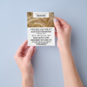 Weizen in Feld-, Bauer- und Butcherwerbung Flyer (Gruppe)