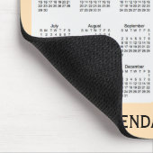 Weizen-Kalender 2018-2019 durch Janz Mousepad (Ecke)