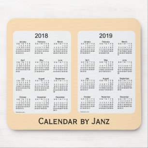 Weizen-Kalender 2018-2019 durch Janz Mousepad
