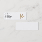 Weizen Mini Visitenkarte (Vorne/Hinten)