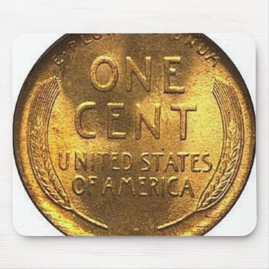 Weizen-Penny Mousepad (Vorne)