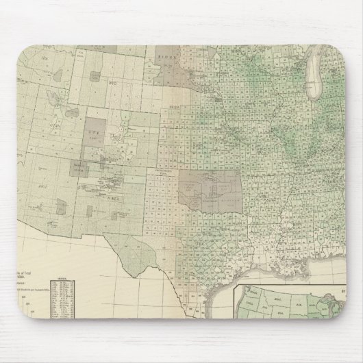 Weizen pro Leinen Mousepad (Vorne)