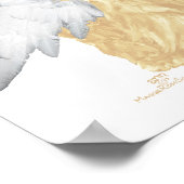 Weizen Scottie Engel Poster (Ecke)