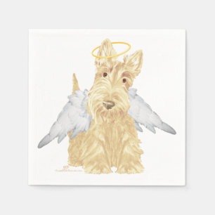 Weizen Scottie Engel Serviette