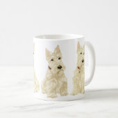 Weizen Scottish Terrier Tasse (VorderseiteRechts)