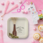 Weizen und Hopfen Hoffentlich je Brauerei Hochzeit Pappteller (Party)