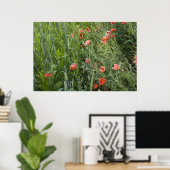 Weizen und Pflaumen Poster (Heimbüro)