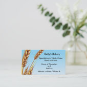 Weizen-Visitenkarte Visitenkarte (Stehend Vorderseite)