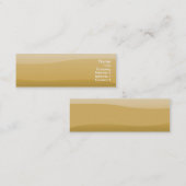 Weizen-Wellen - dünn Mini Visitenkarte (Vorne/Hinten)