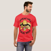 Weizen wird euch rocken Lustige Lebensmittel-Worts T-Shirt (Vorne ganz)
