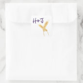 Weizenaufkleber Quadratischer Aufkleber (Tasche)