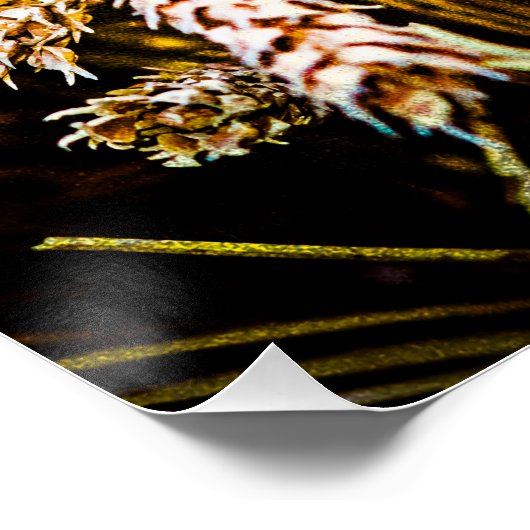 Weizenblatt - Danke Poster (Ecke)