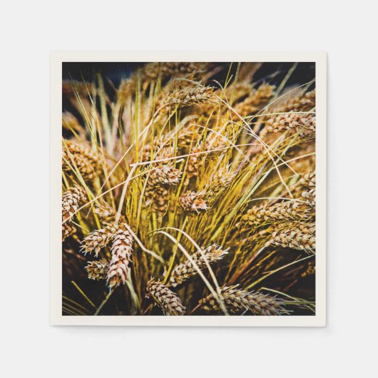 Weizenblatt - Danke Serviette (Vorderseite)