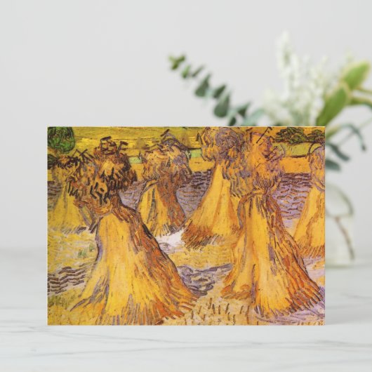 Weizenblätter von Vincent van Gogh (Stehend Vorderseite)