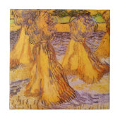 Weizenblätter von Vincent van Gogh Fliese (Vorderseite)