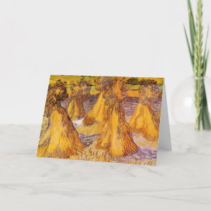 Weizenblätter von Vincent van Gogh Karte