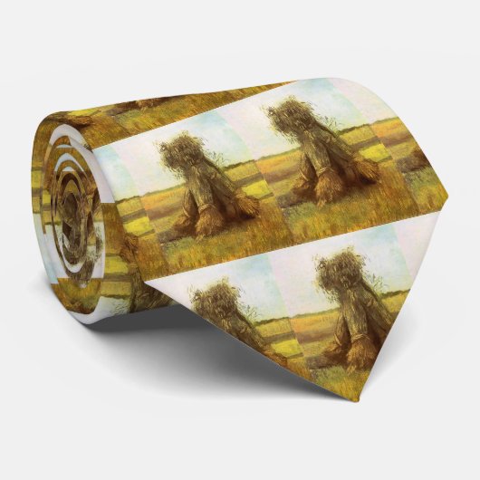 Weizenblätter von Vincent van Gogh Krawatte (Gerollt)