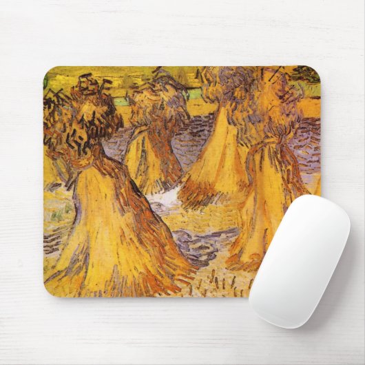 Weizenblätter von Vincent van Gogh Mousepad (Mit Mouse)