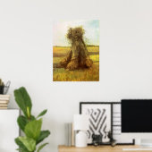 Weizenblätter von Vincent van Gogh Poster (Heimbüro)