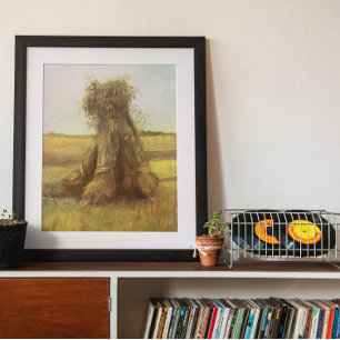 Weizenblätter von Vincent van Gogh Poster