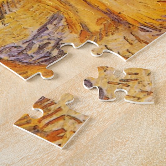 Weizenblätter von Vincent van Gogh Puzzle (Seite)