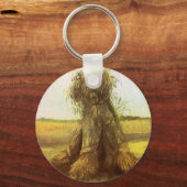 Weizenblätter von Vincent van Gogh Schlüsselanhänger (Vorderseite)