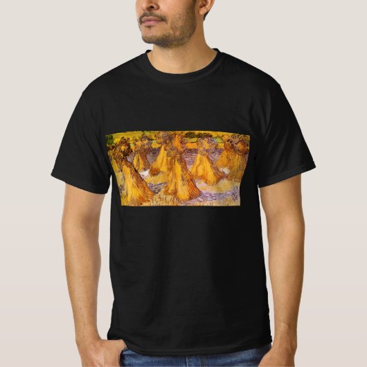 Weizenblätter von Vincent van Gogh T-Shirt (Vorderseite)