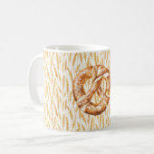 Weizenbrezel Kaffeetasse (Vorderseite Links)