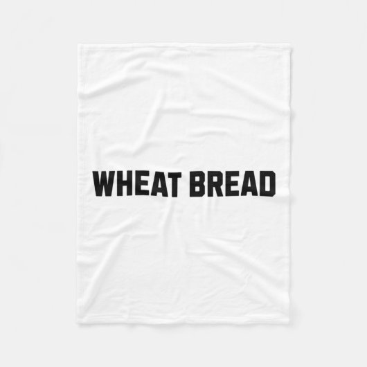 Weizenbrot Funny Costume Halloween Fleecedecke (Vorderseite)