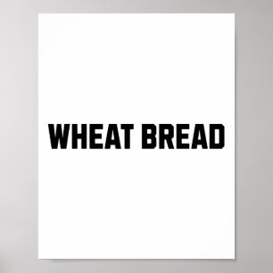 Weizenbrot Funny Costume Halloween Poster