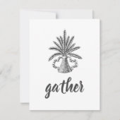 Weizenbündel Mitteilungskarte (Vorderseite)