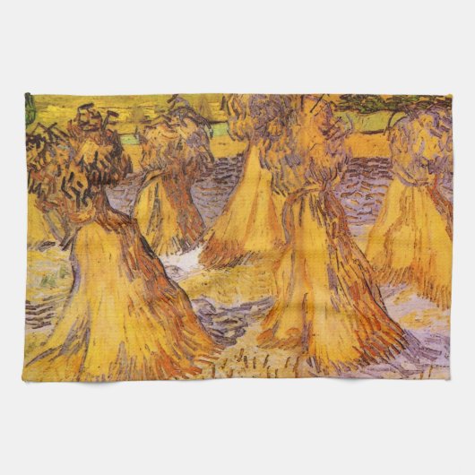 Weizenbündel von Vincent van Gogh Geschirrtuch (Horizontal)