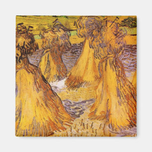 Weizenbündel von Vincent van Gogh Magnet