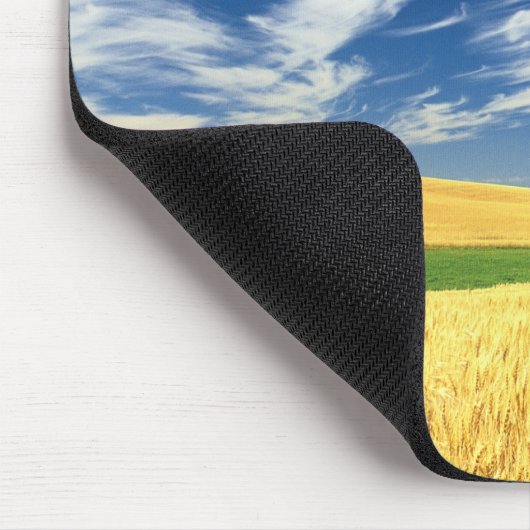 Weizenernte auf dem Palouse im Osten Mousepad (Ecke)