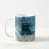 Weizenernte Landwirtschaft Kombinieren ländlichen Kaffeetasse (Links)