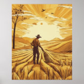 Weizenernte Saison Poster (Vorne)