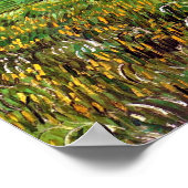 Weizenfeld-Auvers, Weiß Haus Van Gogh Kunsthandwer Poster (Ecke)