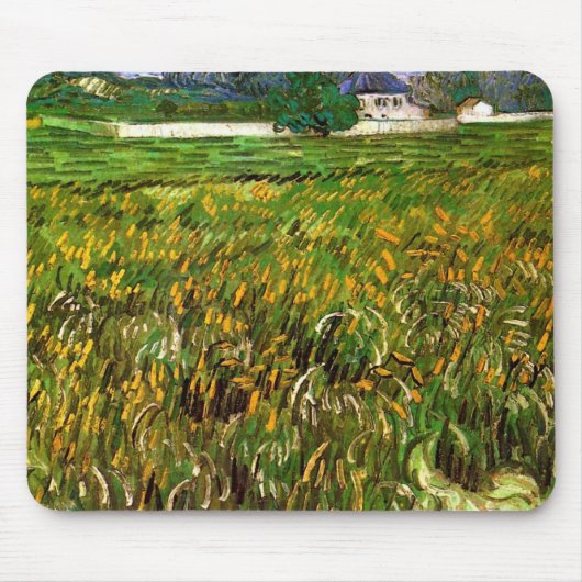 Weizenfeld bei Auvers von Vincent van Gogh Mousepad (Vorne)