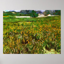 Weizenfeld bei Auvers von Vincent van Gogh Poster