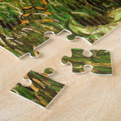 Weizenfeld bei Auvers von Vincent van Gogh Puzzle (Seite)
