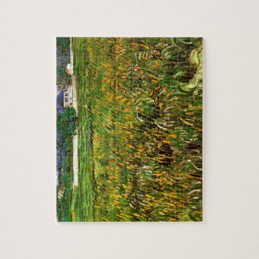 Weizenfeld bei Auvers von Vincent van Gogh Puzzle (Vertikal)